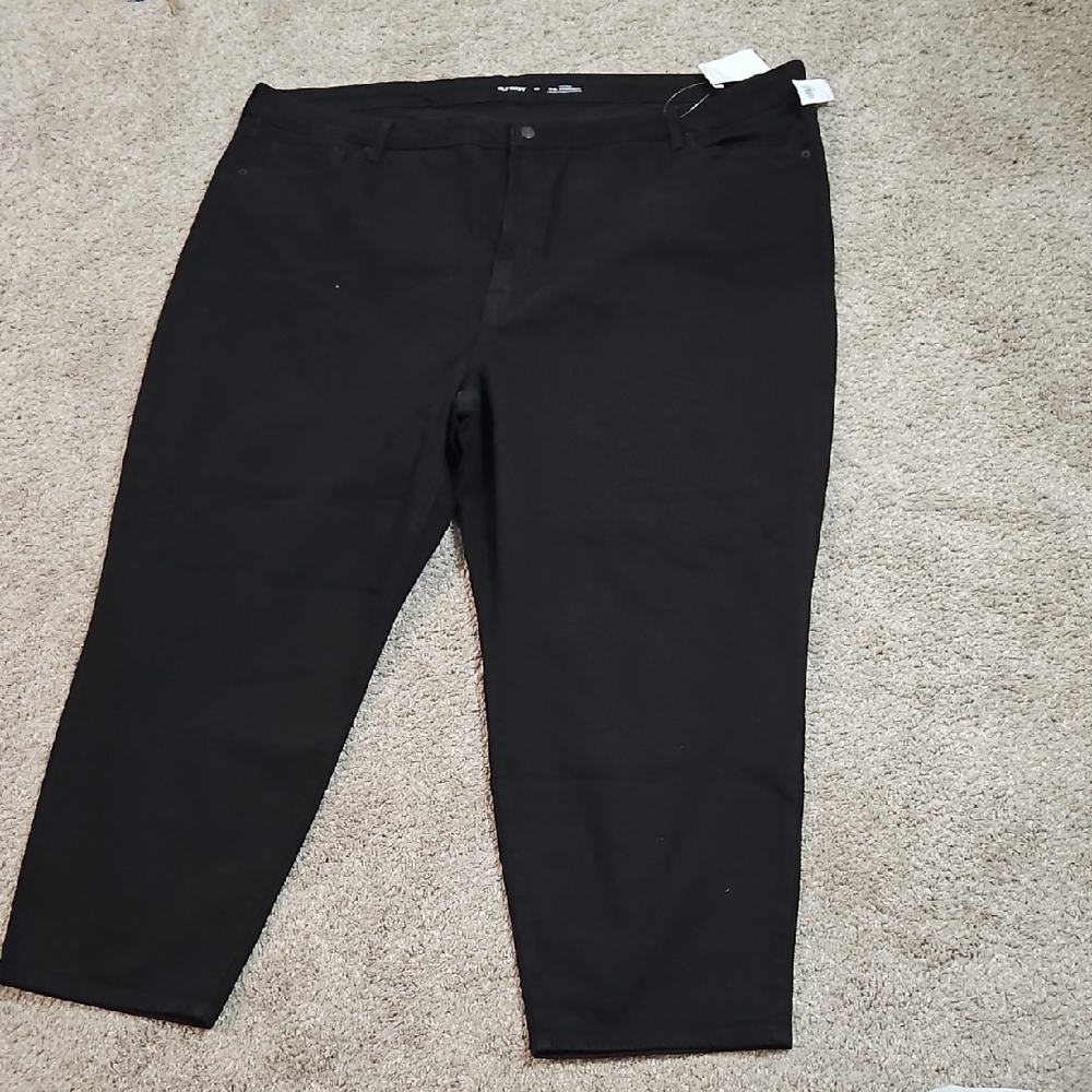 Old Navy Womens Plus size Black High Rise Jeans